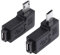 2 Pz/Lotto 90 gradi USB ad angolo sinistro e destro micro 5 pin femmina a micro USB maschio adattatore dati a mini connettore USB presa micro USB professionale e alla moda
