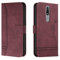 Lihondar Kompatibel mit Nokia 2.4 Hülle, Handyhülle Nokia 2.4, Premium Leder Klappbar Schutzhülle Tasche Wallet mit Brieftasche [Standfunktion] Cover Flip Case Klapphülle für Nokia 2.4 (Rot)