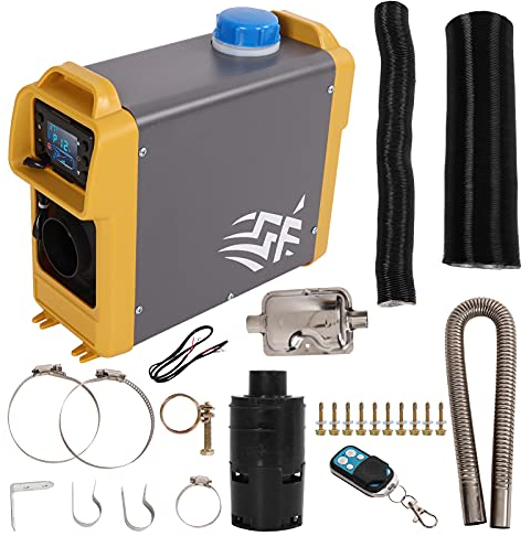 Auto Lufterhitzer, Fydun 12V 2KW Luft Standheizung Geräuscharmes Schnellheizwerkzeug Mit Fernbedienung Für Auto LKW Bus Wohnmobile