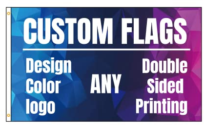 3x5FT Doppelseitige benutzerdefinierte Flagge Design Drucken Sie Ihr eigenes Logo/Foto/Bild/Text personalisierte Outdoor Flaggen Banner