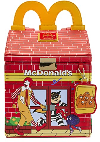 LOUNGEFLY Mcdonalds Mini Backpack Happy Meal Nue offiziell Rot One Size