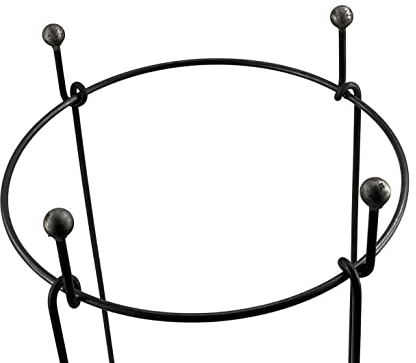 Hirsch Terracotta Staudenhalter OttO Kugel Höhe 90 cm Ø 40 cm flexibel, stabil, erweiterbar, Form Rund, Metall Vollmaterial