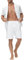 YAOHUOLE Herren 2 Stück Baumwolle Leinen Set Button Down Hemd Langarm Casual Strand Hose Sommer Yoga Outfits Weiß M