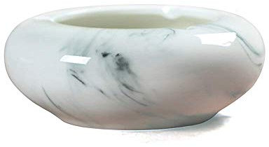 Posacenere posacenere creativo adatto per posacenere singolo/soggiorno/studio/doppio cristallo smaltato regalo (colore: giallo-12,5 x 8 x 4 cm), dimensioni: blu-13,5 x 5,5 cm (dimensioni: blu-13,5 x