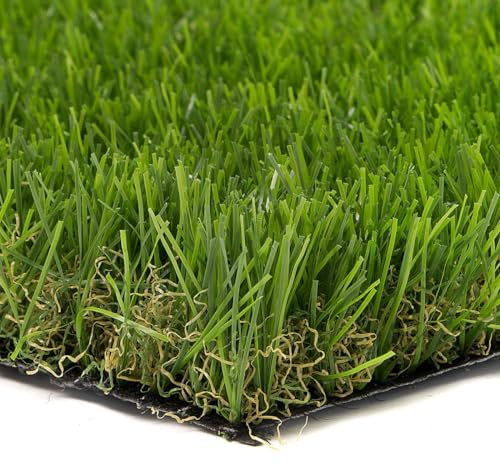 STI Prato Sintetico 40mm Finta Erba Tappeto Manto Giardino Pet Cane Gatto 4 Sfumature Colore Taglio 1x2mt