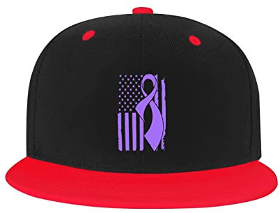Verstellbare Mütze für Männer und Frauen, Überdosen-Krebs-Bewusstseinsflagge, Unisex, Hip-Hop-Baseballkappe, Trucker-Papa-Hüte