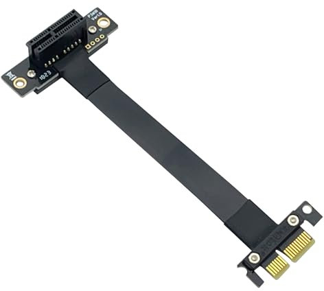 PCIe 3.0 Extension Cable, X1 to X1, M to F, 180° to 90°, Cable Length 20cm, P311MF1520