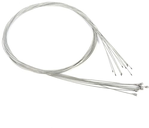 Cable Frein Fahrrad Schaltkabel 10 Stück Fahrrad Bremszug Bremskabel Bowdenzug Bautenzug Schaltung für MTB Rennrad (2m)