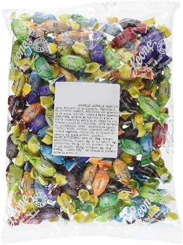 Caramelle senza zucchero Leone - Leonsnella assortite, 1 kg, vari gusti