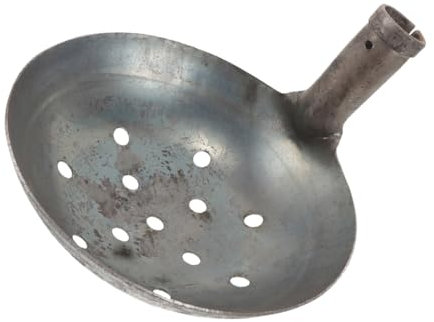 TINEASUR Pala Tamizadora De Metal Resistente para Limpieza De Estiércol Gran Capacidad Y Agujeros
