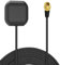 Greluma Antena de navegación GPS Activa Impermeable para vehículos de 4 m con Conector Macho SMA para módulo de Sistema de navegación GPS de Radio de Coche, camión, Barco, rastreador GPS