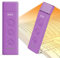 Gritin Lampe de Lecture Rechargeable, Liseuse Lampe Clip au Lit, 3 Couleurs Protection des Yeux & 5 Luminosités Réglables en Continu, Compacte et Durable, Cadeaux pour Lecteurs de Livres-Violet foncé