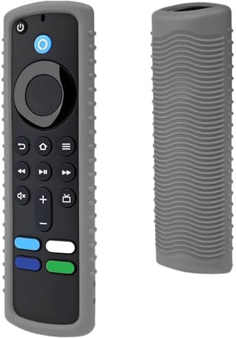 Protective Cover for Remote Control, Friendly Silicone Material, DropProof, DustProof, Washable, Compatible with Most Models of 4k Voice Remote Case