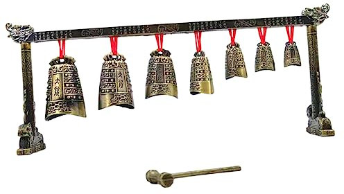 BESTonZON Antikes Glockenspiel Schlaginstrument Aus Legierungsmetall Einlagiges Desktop Ornament Vintage Glockenspiel Dekoration Für Innenraum