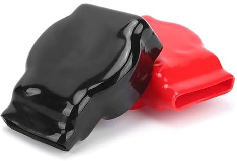 Flaconi 2PCS Battery Terminal Covers Auto,Battery Terminal Cover,Battery Terminal Protector, Insulating Battery Cover,Battery Terminal Insulating Protector Caps,Fits Car Motorcycle Truck Car Batteries