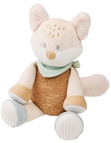 Nattou Kuscheltier Fuchs, Wegbegleiter ab der Geburt, Ca. 29 cm, Polyester, Flo, Oli & Ernest, Flo Mintgrün