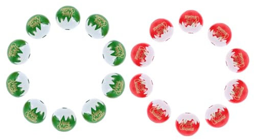 DIYEAH 20st Holzperlen Weihnachten Makramee-perlen Weihnachtsperlen Für Die Schmuckherstellung Weihnachtsdekorationen Ornamente Weihnachtsbeschreibung Aus Filz Weihnachtsschmuck Lotusbaum