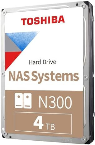 Toshiba N300 NAS Hard Drive 4TB (512MB) INT
