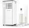 Air Conditioning Unit,9000BTU Portable Air Conditioner,3-in-1 Powerful Mobile Conditioners,Dehumidifier,Ventilation,Cooling Fan,Dual Digital Display&Remote Control,Window Kit for Rooms Up to 300Sq.ft