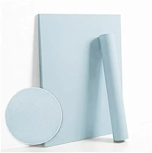 Wohnzimmertapete Küchendekor, wasserfest, ölbeständig, selbstklebende Tapete, abziehen und aufkleben, Wandaufkleber, Heimdekoration, for Wohnzimmer(Light Blue,60cmX5m)