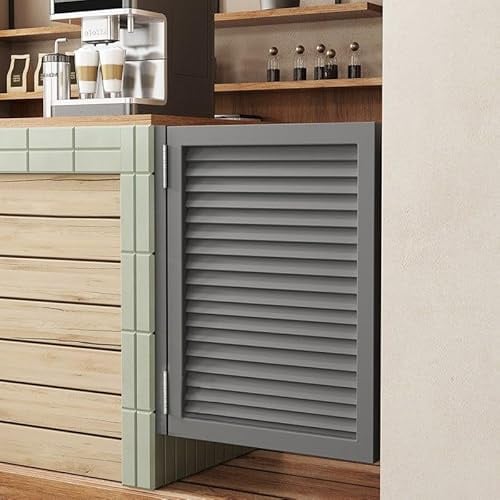 Porte Battante Porte Saloon En Bois Avec Charnières Style Western Porte Cowboy Porte De Séparation Pour Escalier Salle De Bain Cuisine Chambre Balcon Gris-W60×H90cm(Porte simple)