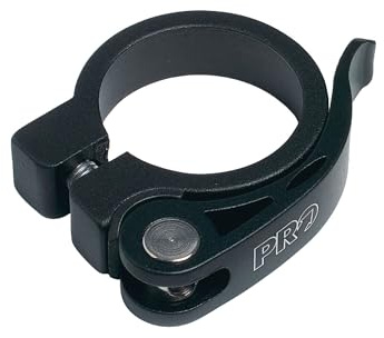Pro Sattelstützenklemme mit Schnellspanner schwarz (Durchmesser: 28,6 mm)