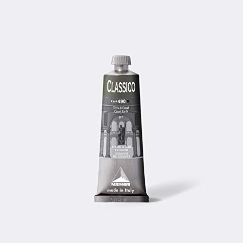 Maimeri CLASSICO 60 ml, Extra feine Künstlerölfarbe, Farbton Kasseler Erde