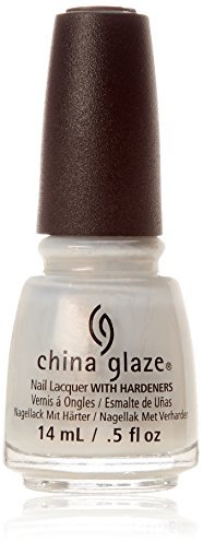 China Glaze Nail Lacquer, Snow Way!/White Shimmer