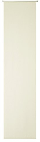 Deko Trends Alicia 78 Schiebevorhang mit Alupaneelwagen und Beschwerungsstange, Polyester, Hell-Taupe, 245 x 60 cm