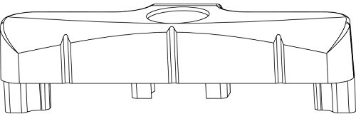 MACO Schließteil Standard PVC 12/20-13, ALUPLAST/REHAU/SALAMANDER, silber(34666)