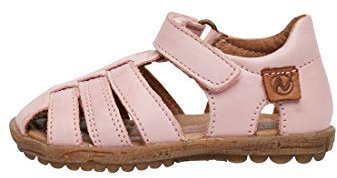 NATURINO SEE-Sandalias de piel semicerradas, Rosa claro 34