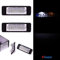 Vinstar LED Kennzeichenbeleuchtung E-geprüft CAN-Bus 18 LEDs je Modul 6000 Kelvin kompatibel mit W202 06.1997-2001, W210 1995-2002