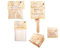 Set Addobbi in Carta Matrimonio Decorazioni Location Nozze ventagli Porta Riso (Viaggio)