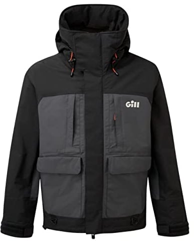 GILL Herren Tournament Angler Angeln Regen Outdoor Mantel Jacke Vollständig Taped & Wasserdicht