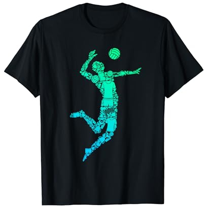 Volleyball bunt Design Hobby T-Shirt