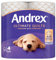 Andrex® Supreme Quilts Lot de 4 rouleaux de papier toilette matelassés