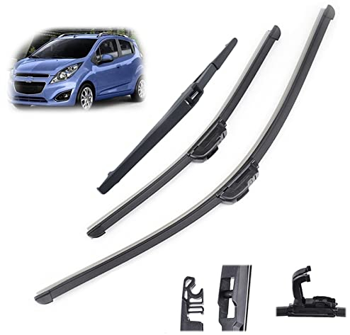Autowischer Windschutzscheibe Scheibenwischerblätter Auto Vorne Hinten Scheibenwischer Für Chevrolet Für Spark M300 2009 2010 2011 2012 2013 2014 2015