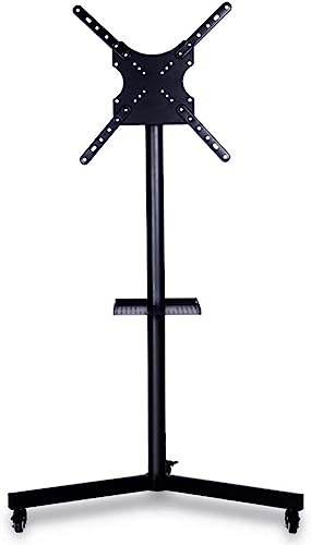 Supporto TV da Pavimento, Carrello porta TV mobile con ruote per schermo al plasma da 14-42 pollici/Led/Lcd/Oled/TV curve - Supporto universale con ruote