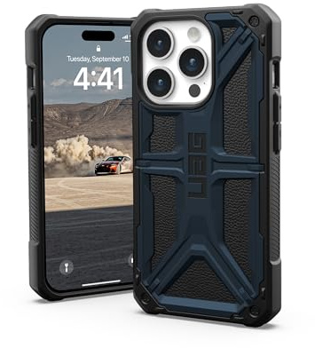 URBAN ARMOR GEAR UAG [Aktualisierte Version] Kompatibel mit iPhone 15 Pro 6,1 Zoll (15,5 cm), Monarch Mallard Schutzhülle, robust, intensive Nutzung, Militärqualität, Fall-getestet