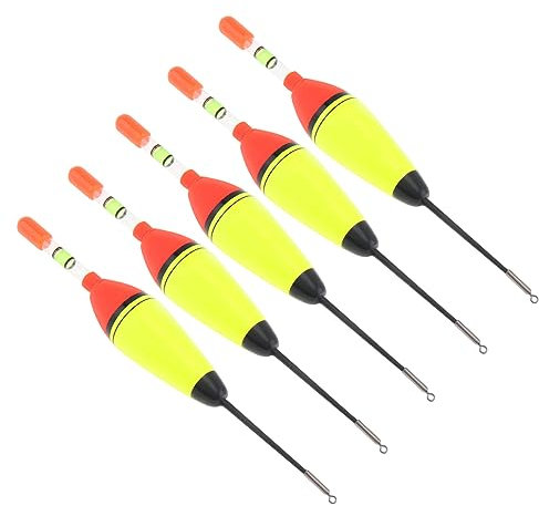 OriGlam 5pcs EVA Foam Floats - Fishing Bobbers for Pike, Perch, Carp, Bass (10g)