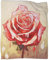 CTAMM Red Rose Fleecedecke Rosenmuster Weich Und Flauschig Sofa Decke 40x50inch(100x130cm),Dekoration Couchdecke Für Erwachsene Teenager Flanelldecke Die Vier Jahreszeiten Couchdecke