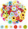 AhLmA 100 Stück Streublumen Deko Künstliche Blütenköpfe Dekoblumen 4,5 cm Kunst Blüten Margeriten Deko perfekt für Hochzeiten, Partys, Zuhause, Heimwerkerarbeiten (12