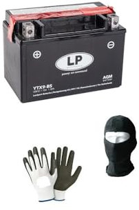 KOMPATIBEL MIT Honda FMX 650 da Jahr 2005 al 2006 Batterie YTX9-BS LP GELIEFERT GELADEN UND EINSATZBEREIT AGM BATTERIEN 8 AH Ampere 12 Volt Motorrad 150X87X105MM