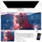 Darling in the Franxxx Mauspad Zero Two Mauspad Anime Gaming Mousepad Große Tastatur Pad Computer Laptop Büro Student Mousepad für Jungen Mädchen