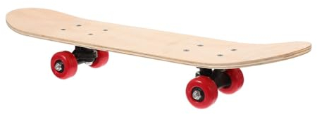 HANABASS DIY Leeres Skateboard-Deck Unvollendete Holz-Skateboard-Decks Für DIY Naturholz Handbemalter Skateboard-Rohling