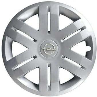 Kit mit 4 anpassbaren Radkappen – für OPEL VIVARO/OPEL MOVANO (altes und neues Modell) (Chrom-Logo) – Durchmesser 16 Zoll