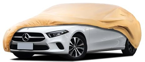 JURMON Housse de protection d'extérieur très résistante pour Mercedes-Benz Classe A, coupe-vent, toutes saisons, pluie, UV, poussière, neige