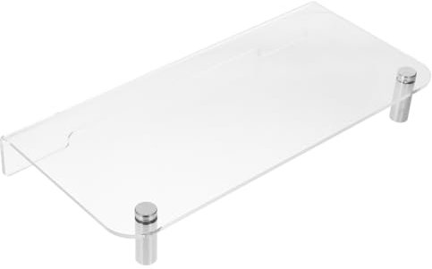 WATIIFUFU Supporto per Monitor da Tavolo Supporto per Computer Rialzo per Monitor Base per Computer Organizzazione Spazio di Lavoro Design Moderno Resistente e Durevole