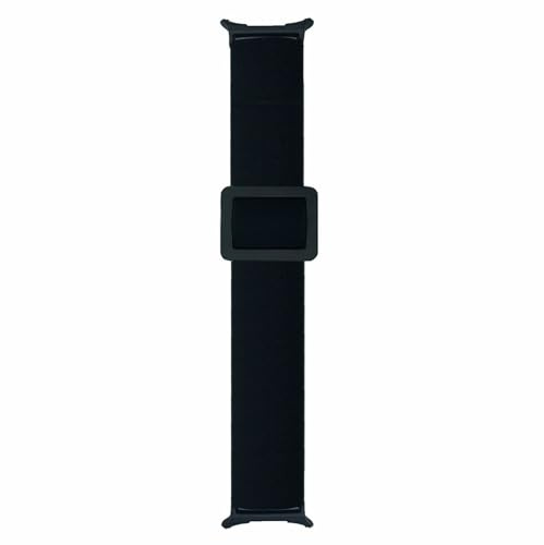 Elastic Arm/Ankle Band with Ladder Lock for Samsung Galaxy Watch Ultra (2025/2024) 47mm Smartwatch, Stretchy Band for Men and Women (Black, Medium)
