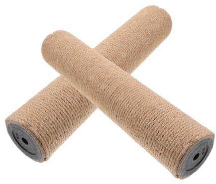 Abaodam Palo Tiragraffi per Gatti Ricambio in Sisal 2 Pezzi, Accessori per Tiragraffi Gatti da Interno Design Salvaspazio e Facile Sostituzione